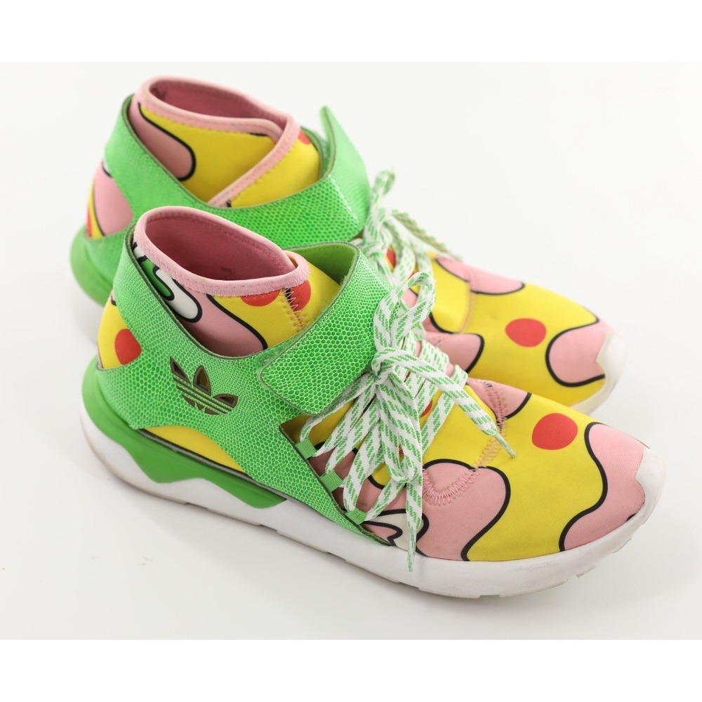 Size 10 - Adidas JS Tubular Yellow Sneakers Shoes Men Jeremy Scott